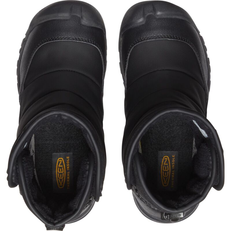 Keen Puffrider WP Big Kid's Black/Steel Grey