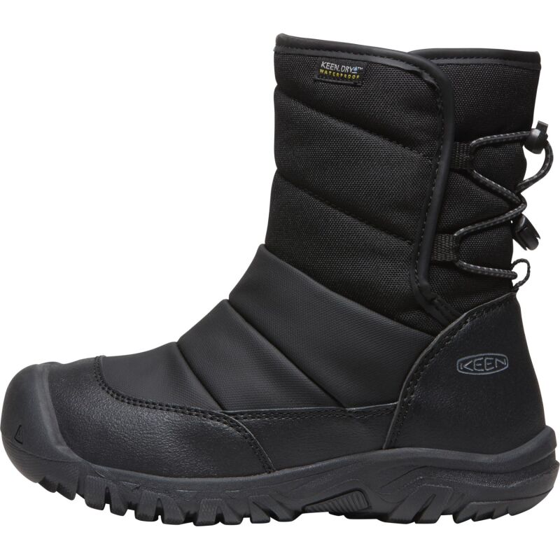 Keen Puffrider WP Big Kid's Black/Steel Grey