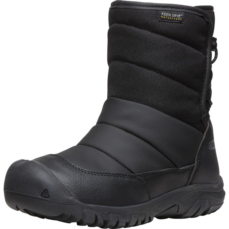 Keen Puffrider WP Big Kid's Black/Steel Grey
