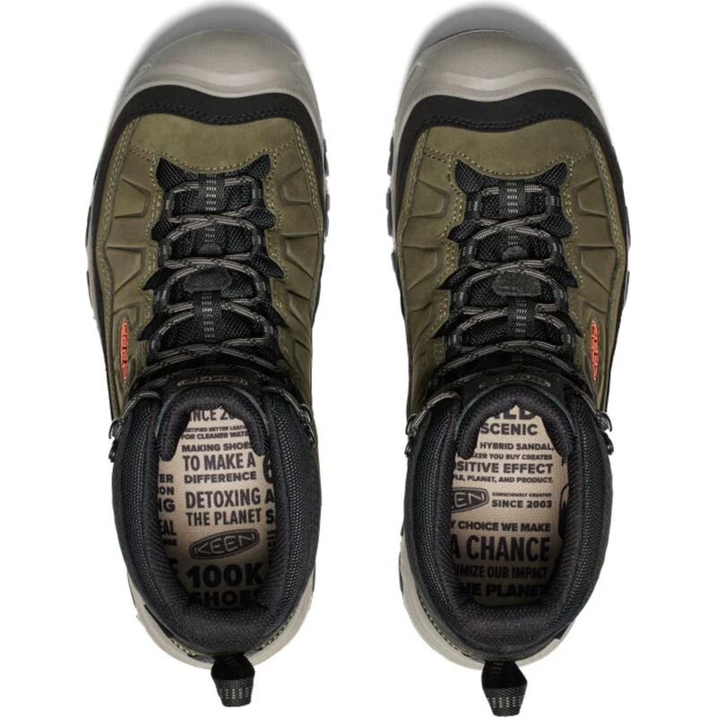 Keen Targhee IV Mid WP Men's DARK OLIVE/GOLD FLAME