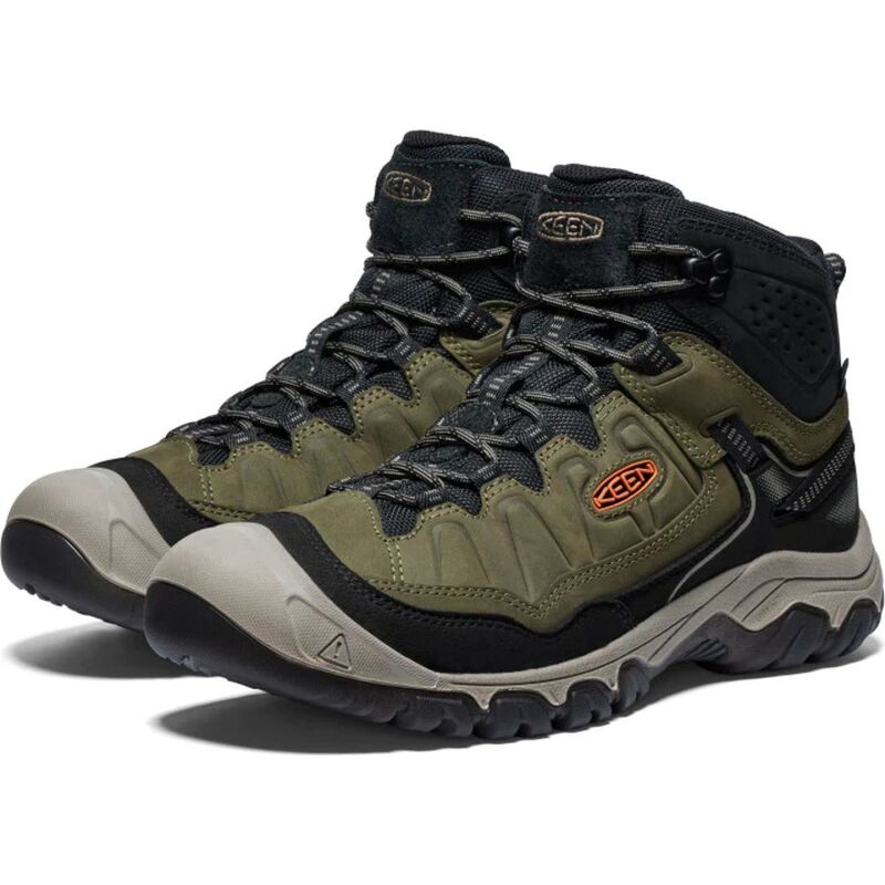 Keen Targhee IV Mid WP Men's DARK OLIVE/GOLD FLAME