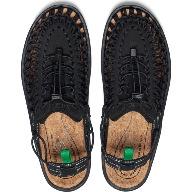 Keen UNEEK II Convertible All Gender BLACK/JOLLY GREEN