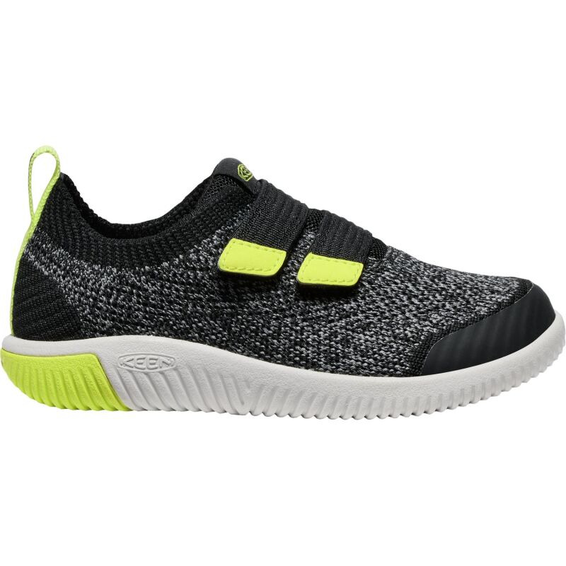 Keen KNX Knit Double Strap Little Kid's Black/Evening Primrose