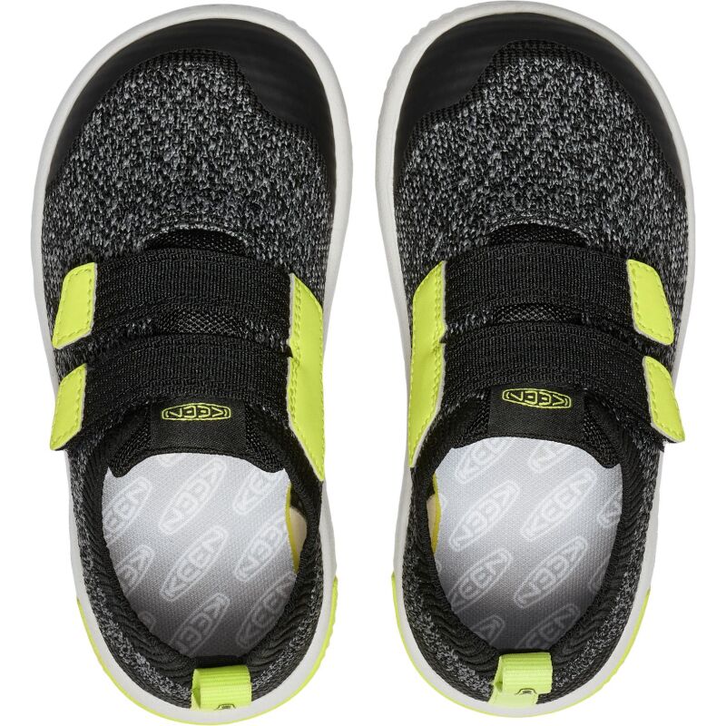 Keen KNX Knit Double Strap Little Kid's Black/Evening Primrose