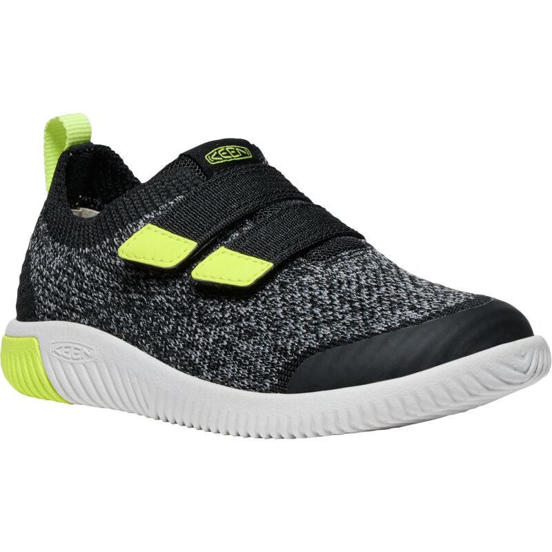 Keen KNX Knit Double Strap Little Kid's Black/Evening Primrose
