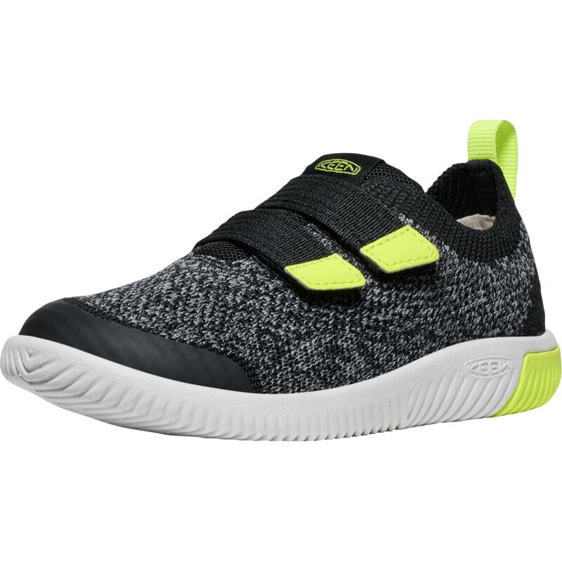 Keen KNX Knit Double Strap Little Kid's Black/Evening Primrose