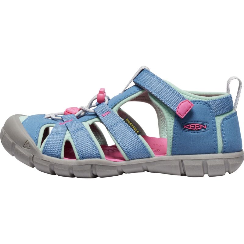 Keen Seacamp II CNX Big Kids' CORONET BLUE/HOT PINK