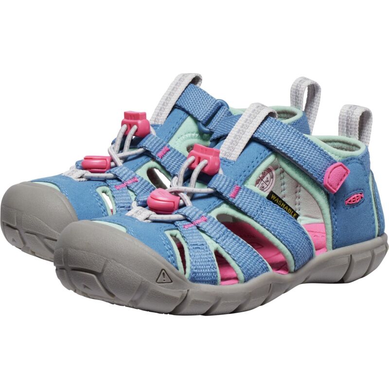 Keen Seacamp II CNX Little Kids' Coronet Blue/Hot Pink