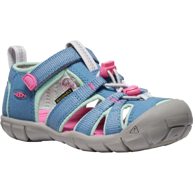 Keen Seacamp II CNX Little Kids' Coronet Blue/Hot Pink