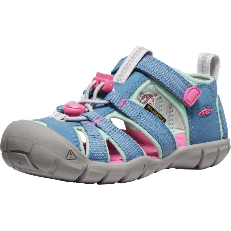 Keen Seacamp II CNX Little Kids' Coronet Blue/Hot Pink