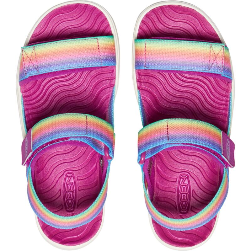 Keen Elle Backstrap Youth Rainbow/Festival Fuchsia