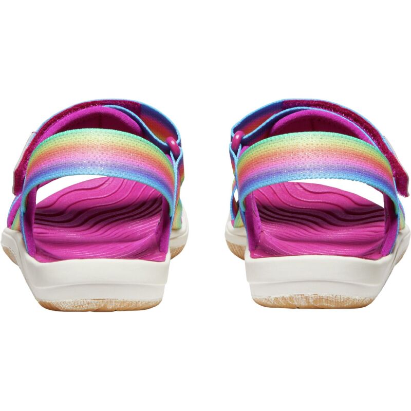 Keen Elle Backstrap Youth Rainbow/Festival Fuchsia