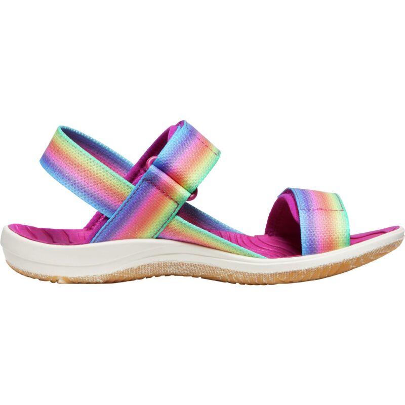 Keen Elle Backstrap Youth Rainbow/Festival Fuchsia