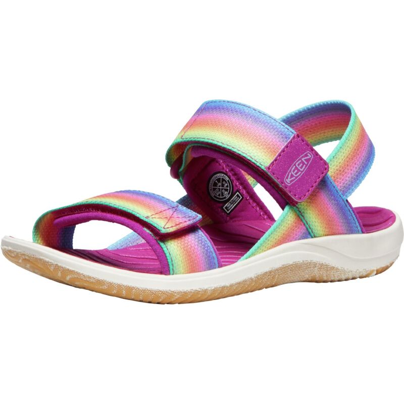 Keen Elle Backstrap Youth Rainbow/Festival Fuchsia