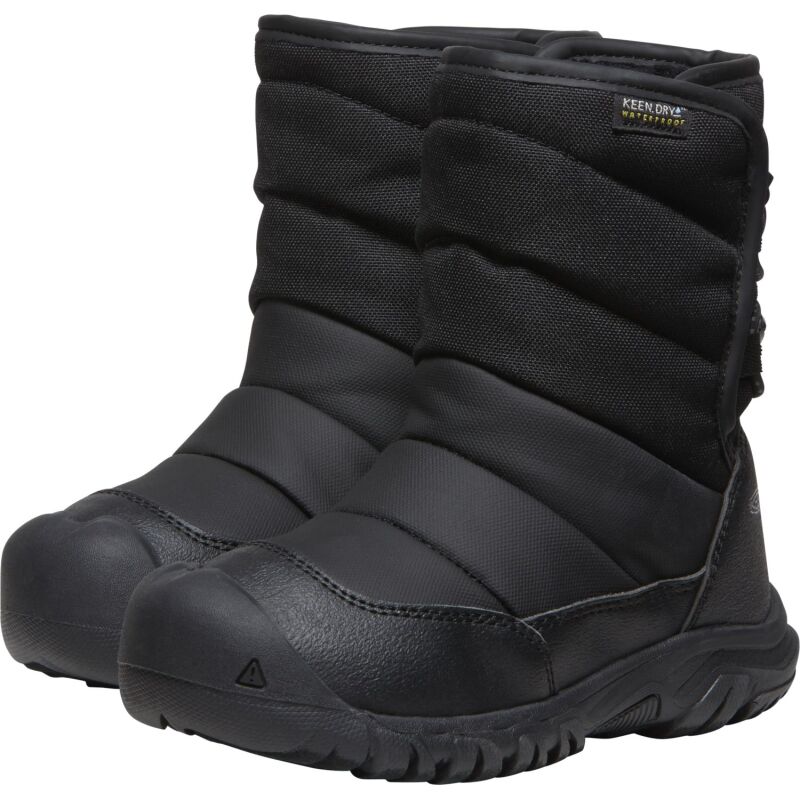 Keen Puffrider WP Little Kids' Black/Steel Grey