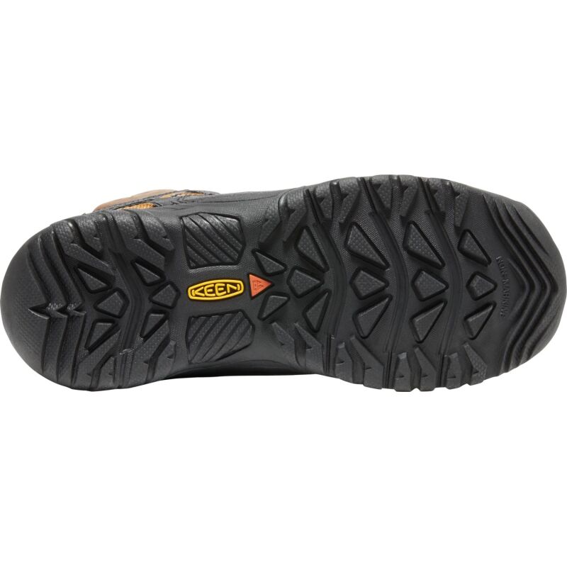 Keen Targhee Mid WP Big Kid's Dark Earth/Golden Brown