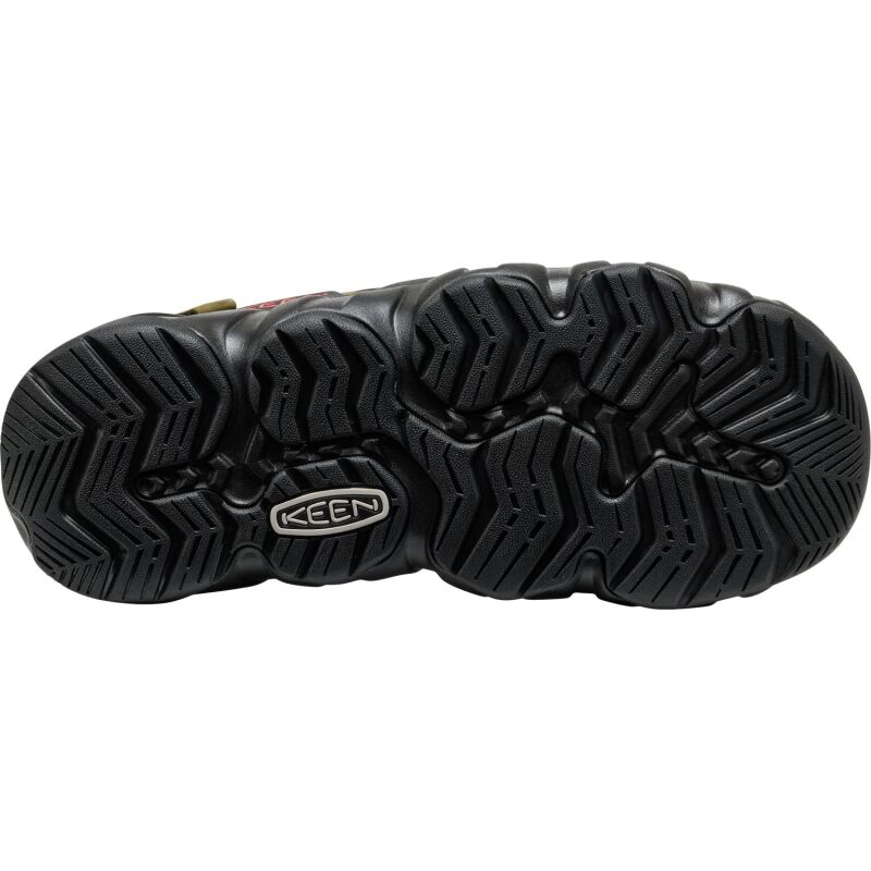 Keen Hyperport Fisherman Leather Sandal Men's Dark Olive/Black