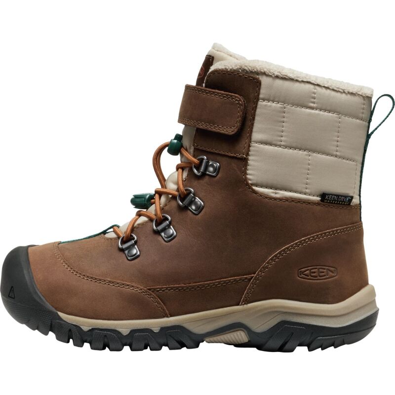 Keen Kanibou WP Big Kid's Dark Earth/Roasted Pecan