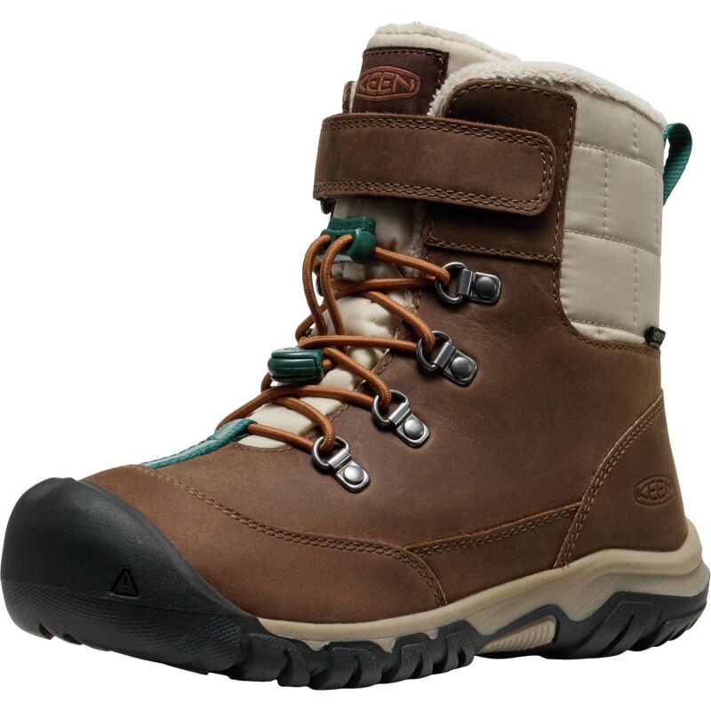 Keen Kanibou WP Big Kid's Dark Earth/Roasted Pecan