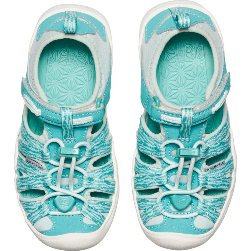 Keen Moxie Sandal Little Kid's Waterfall/Blue Glass