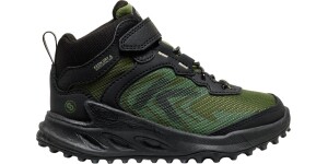 Keen Zionic Mid Wp Little Kids' Black/Bronze Green