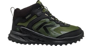 Keen Zionic Mid Wp Big Kid's Black/Bronze Green