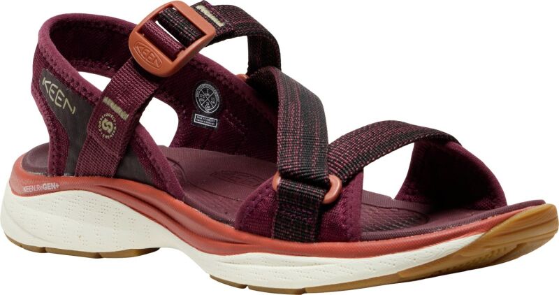 Keen Leiki Open-Toe Sandal Women's Fig/Burnt Brick